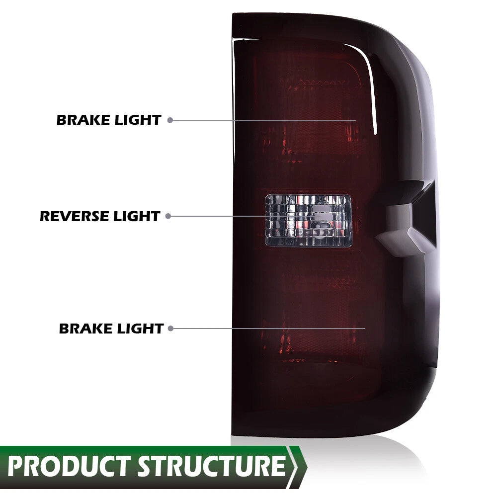 Tail Lights for Chevy Silverado 1500 2500 HD 3500 HD (2014–2018)