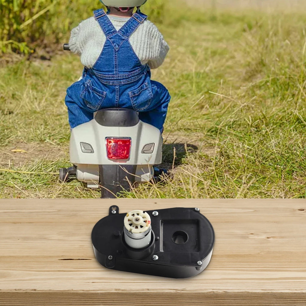 Steering Motor Gearbox for Children's Electric Car (6V, 12V)