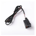 Port Socket for Nissan Sentra Altima Switch Button Convert USB-C PD USB-A QC3.0