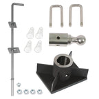 Gooseneck Hitch Kit for Universal Flat Beds (30,000 lbs, 2-5/16" Ball)