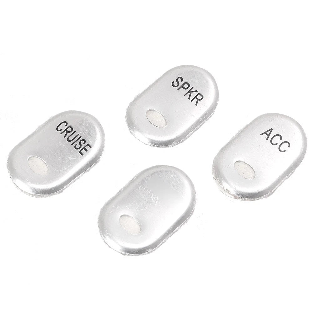 Chrome Brushed Panel Switch Cover Cap for Harley Touring FLHT FLTR (1996–2013)