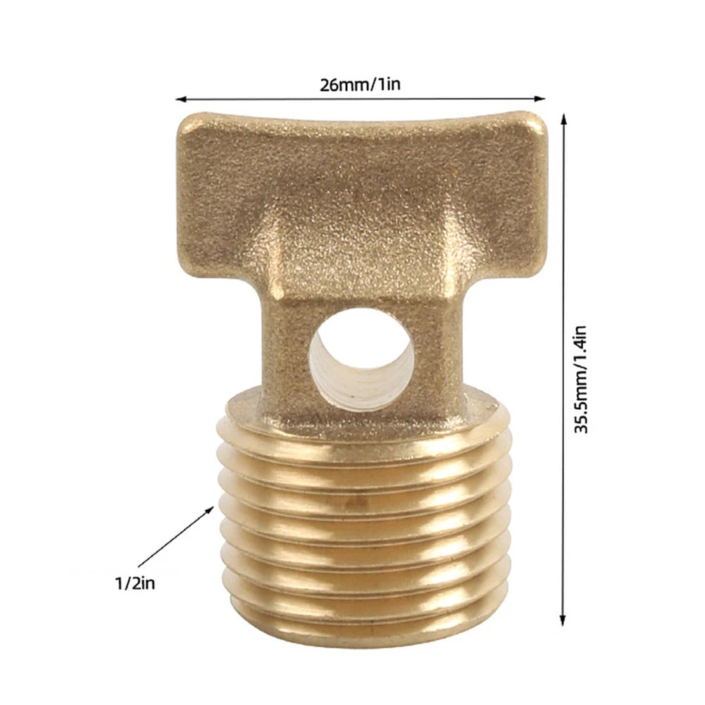 Garboard Drain Cover 1/2 inch NPT for Boat Hulls