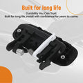 Rear Driver Exterior Door Handle for Toyota Corolla S (2001–2002) Black Plastic