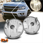 Clear Lens Front Driving Fog Lights for Silverado/Colorado/Sierra/Yukon (2015–2019)