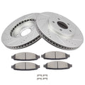Front Brake Pads and Rotors for Lincoln Town Car, Ford Crown Victoria