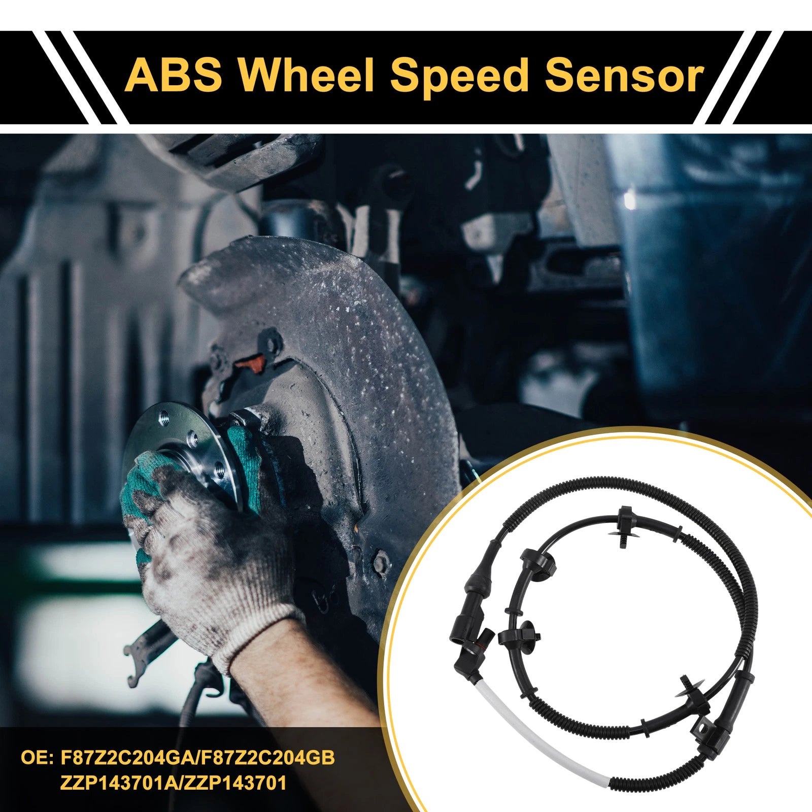 ABS Wheel Speed Sensor No.F87Z2C204GA/F87Z2C204GB for Ford Ranger (1998–2000)