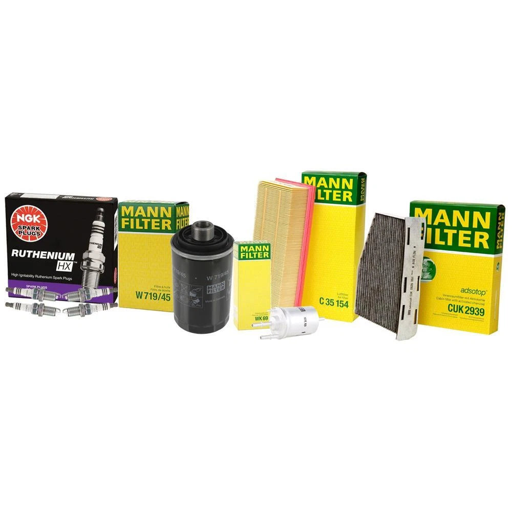 Tune-Up Kit with Mann Filters & NGK Spark Plugs for Audi TT VW GTI Jetta (L4)