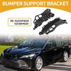 Set of 2 Front Bumper Support Brackets for Toyota C-HR (2018–2020) Black