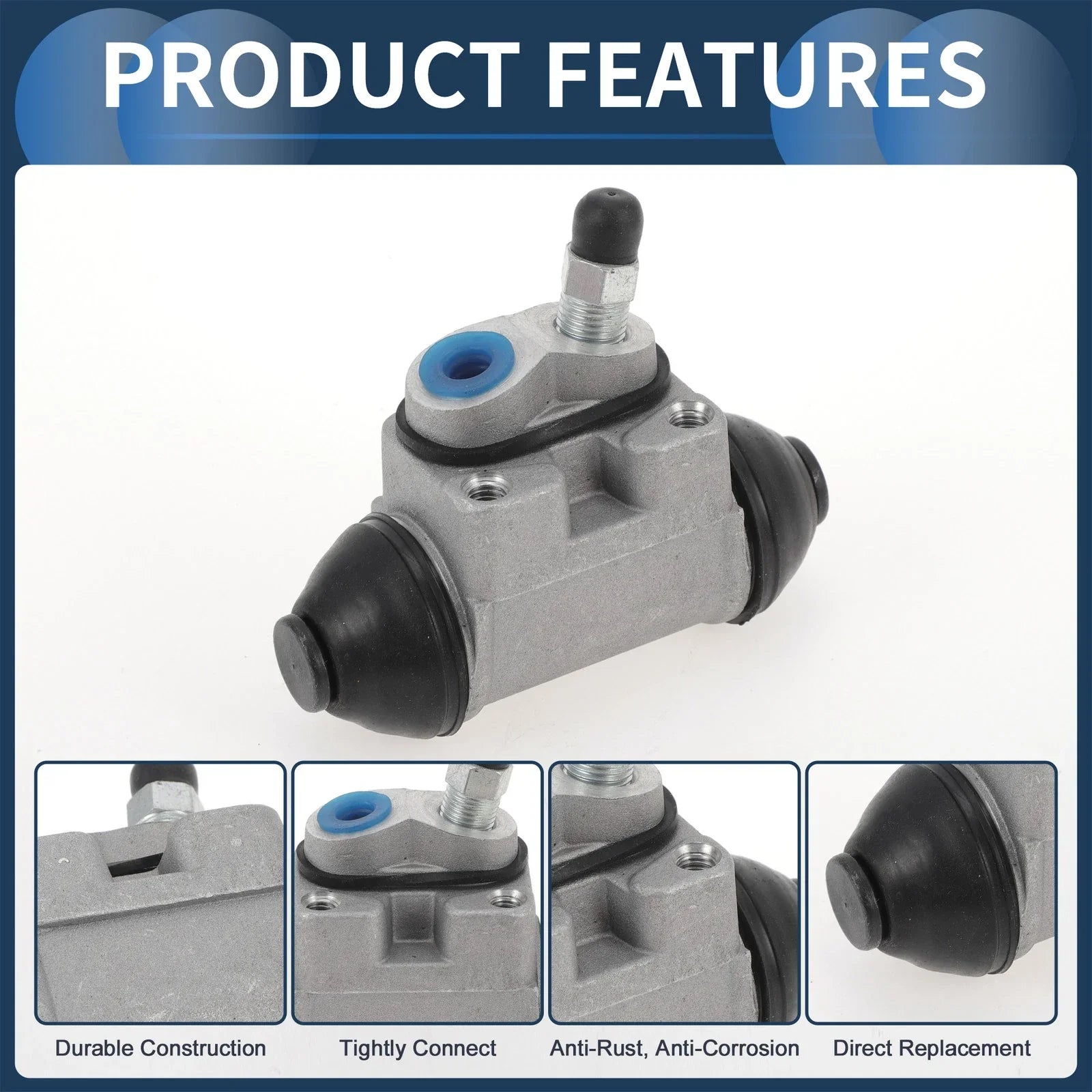 Rear Left Brake Wheel Cylinder for Hyundai Pony / Excel (1989-1995)