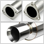 4" Rolled Muffler Tip for Honda Civic 92–00 (2Dr/4Dr, Em/Ej/Eg)