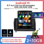 9.7'' Vertical Car Stereo GPS for Toyota Tundra, Sequoia (2007-2022)