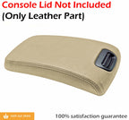 Leather Console Lid Armrest Cover for Nissan Maxima (2000–2003) Beige