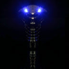 Gear Shift Knob 1x Blue/Red LED Head Snake Style for Universal