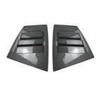 Pair of Carbon Look Rear Window Louver Shutter Covers for Subaru WRX STI (2014–2021)