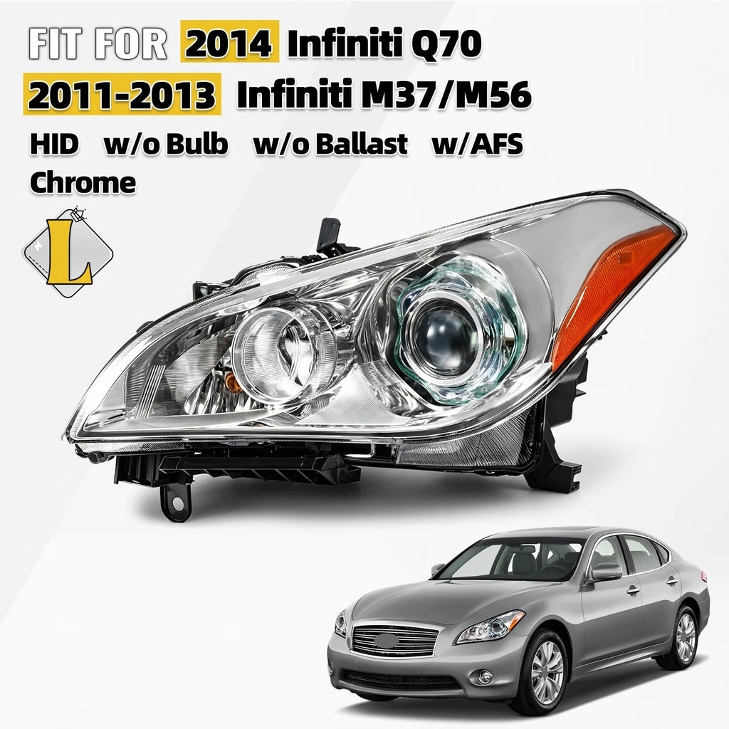 HID Headlight for Infiniti M37 (2011–2014) AFS Left Side