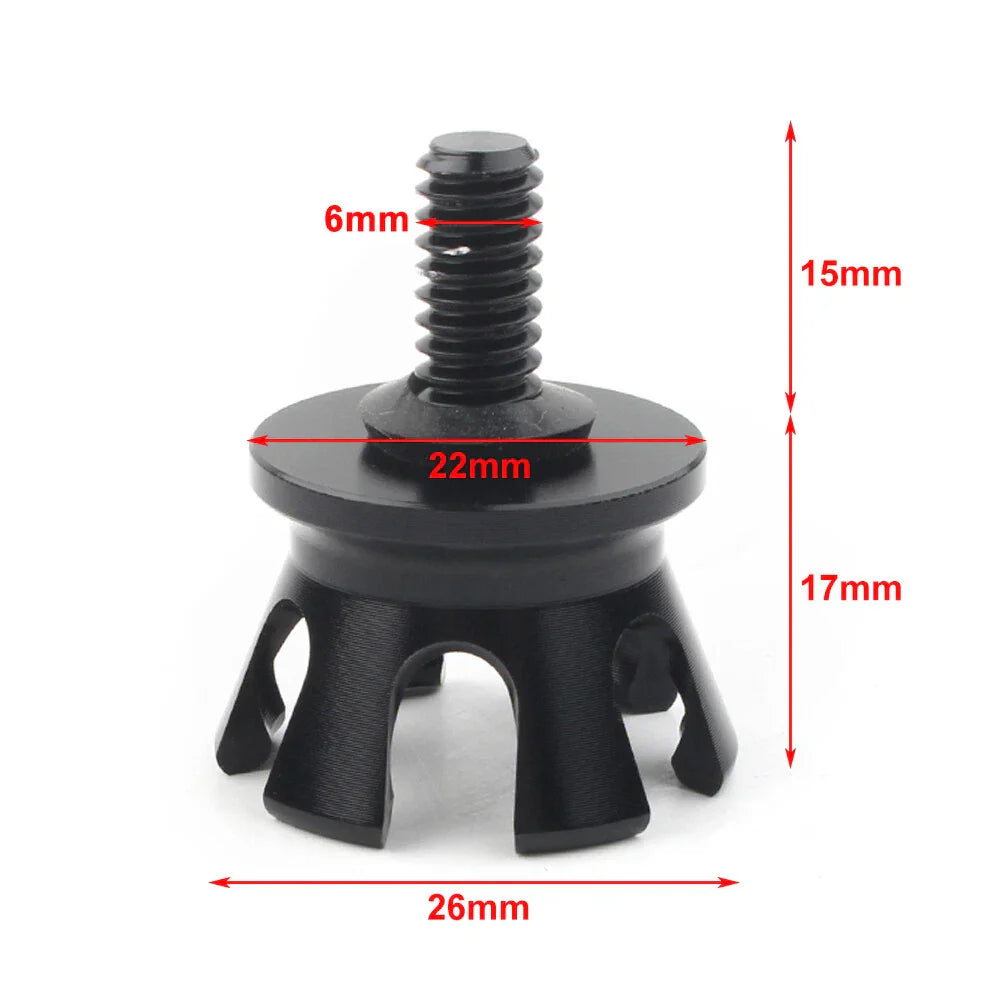 Imperial Crown Style Rear Seat Bolt Tab Screws for Harley 1996-2023