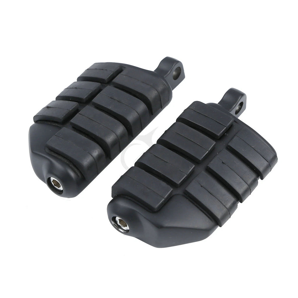1-1/4" Foot Pegs & Short Angled Mount for Harley Touring Electra Road Glide