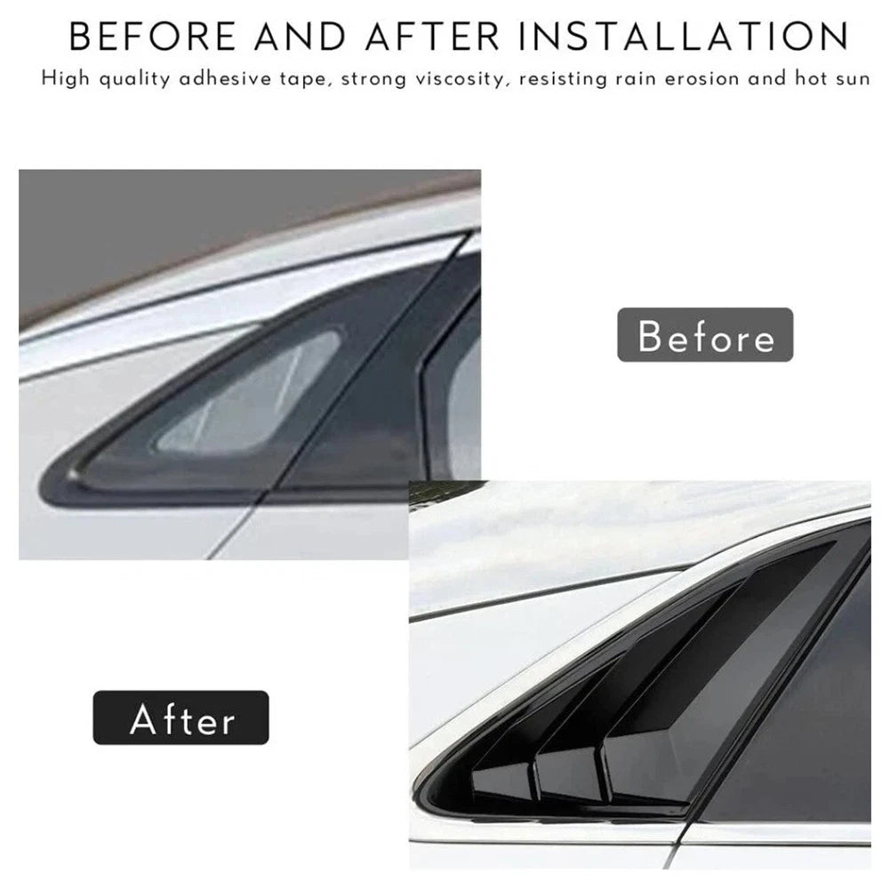 Rear Side Window Louvers for Kia K5 GT (2021–2025) Gloss Finish