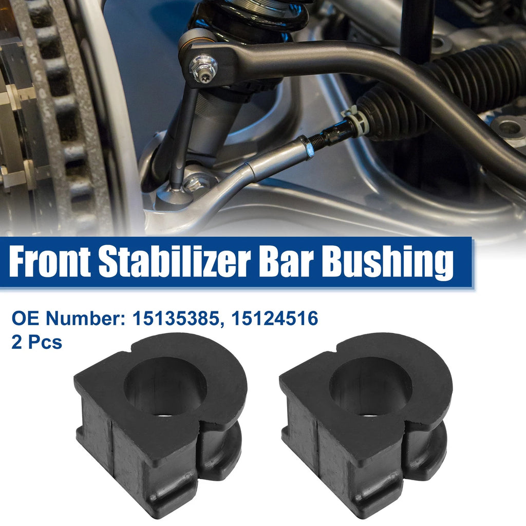 2Pcs Front Sway Bar Bushing for Chevy Silverado 1500 (2007–2019) No.15135385/15124516