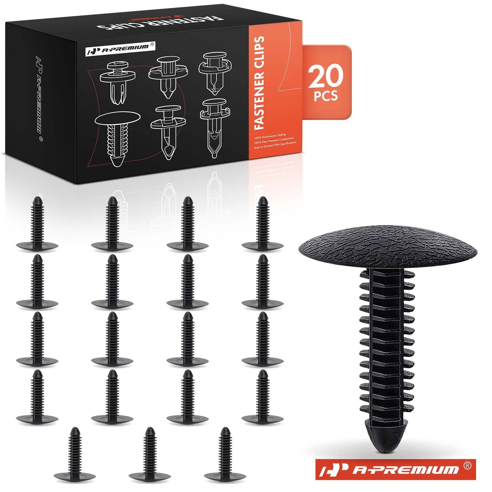 20x Nylon Cowl Side Trim Retainer Clips for Ford T-bird 