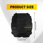 Center Console Lid Armrest Cover for Acura TSX (2009–2014) Black Vinyl