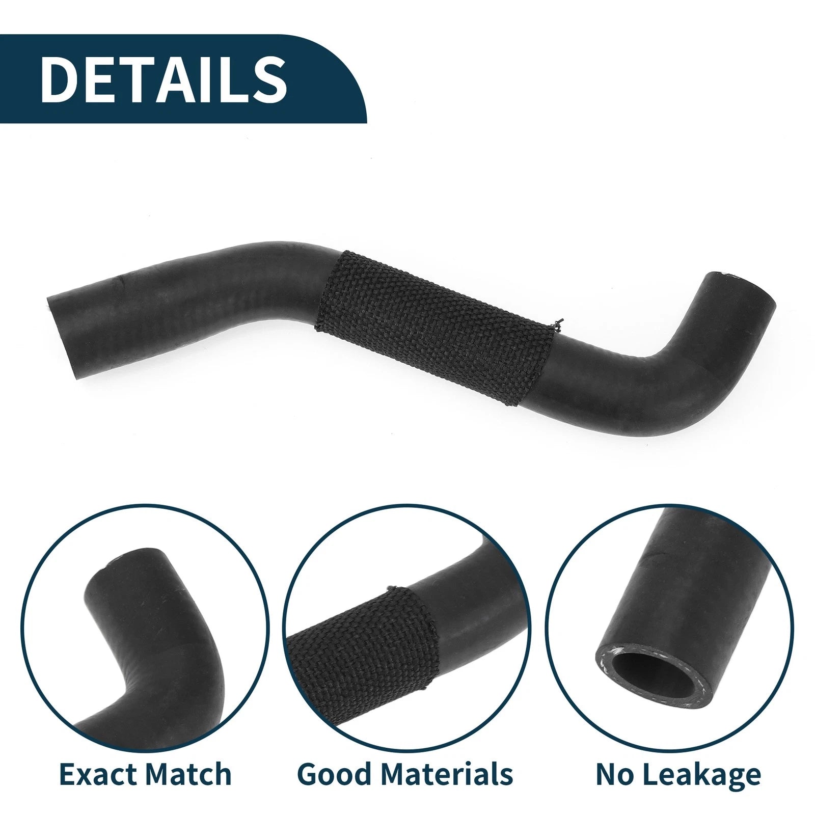 Radiator Hose Coolant Pipe for Audi A6L (2006–2010) No. 06C121096H Rubber