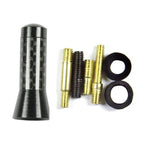 Universal 1.4" Mini Carbon Fiber AM/FM Radio Antenna Stubby (2010-2020)
