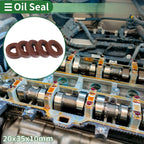 Set of 5 Oil Seal Rotary Shaft Seal FKM Rubber 20x35x10mm