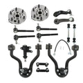 17PC Front Upper Control Arm Wheel Bearing Tie Rod for GMC K1500 Suburban (1995–1999)