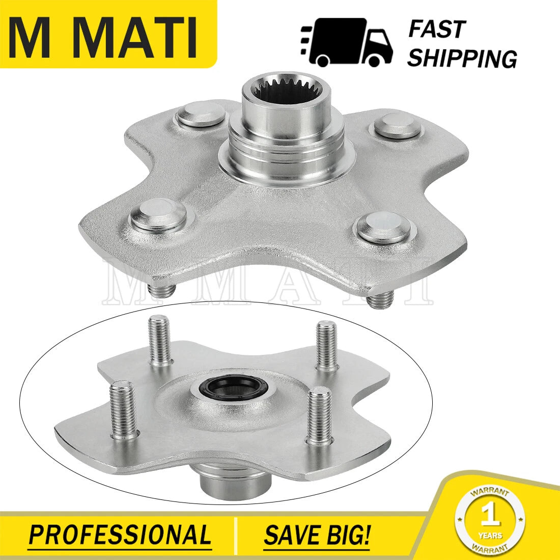Rear Wheel Hub for Honda Foreman 450 TRX450FE TRX450FM TRX450ES TRX450S (1998–2004)