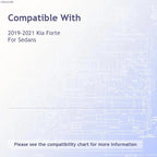 Replacement Driver Side Repeater Light Assembly for Kia Forte (2019–2021)