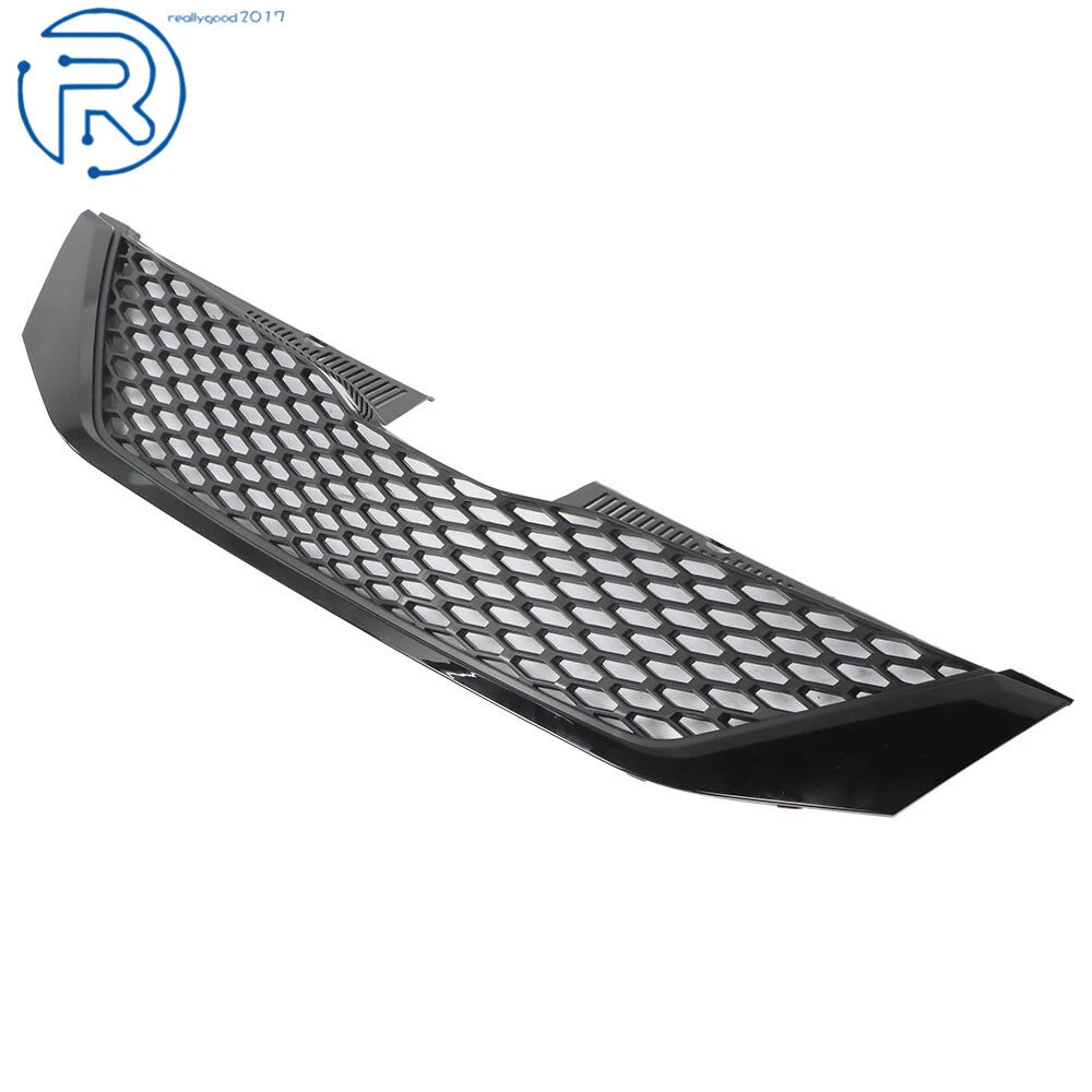 Front Upper Bumper Grille for Toyota Sienna (2011-2017) Black Mesh Trim