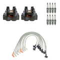 Set of 2 Ignition Coil Wires & 8 NGK Iridium Spark Plugs for Mountaineer (2002–2005)