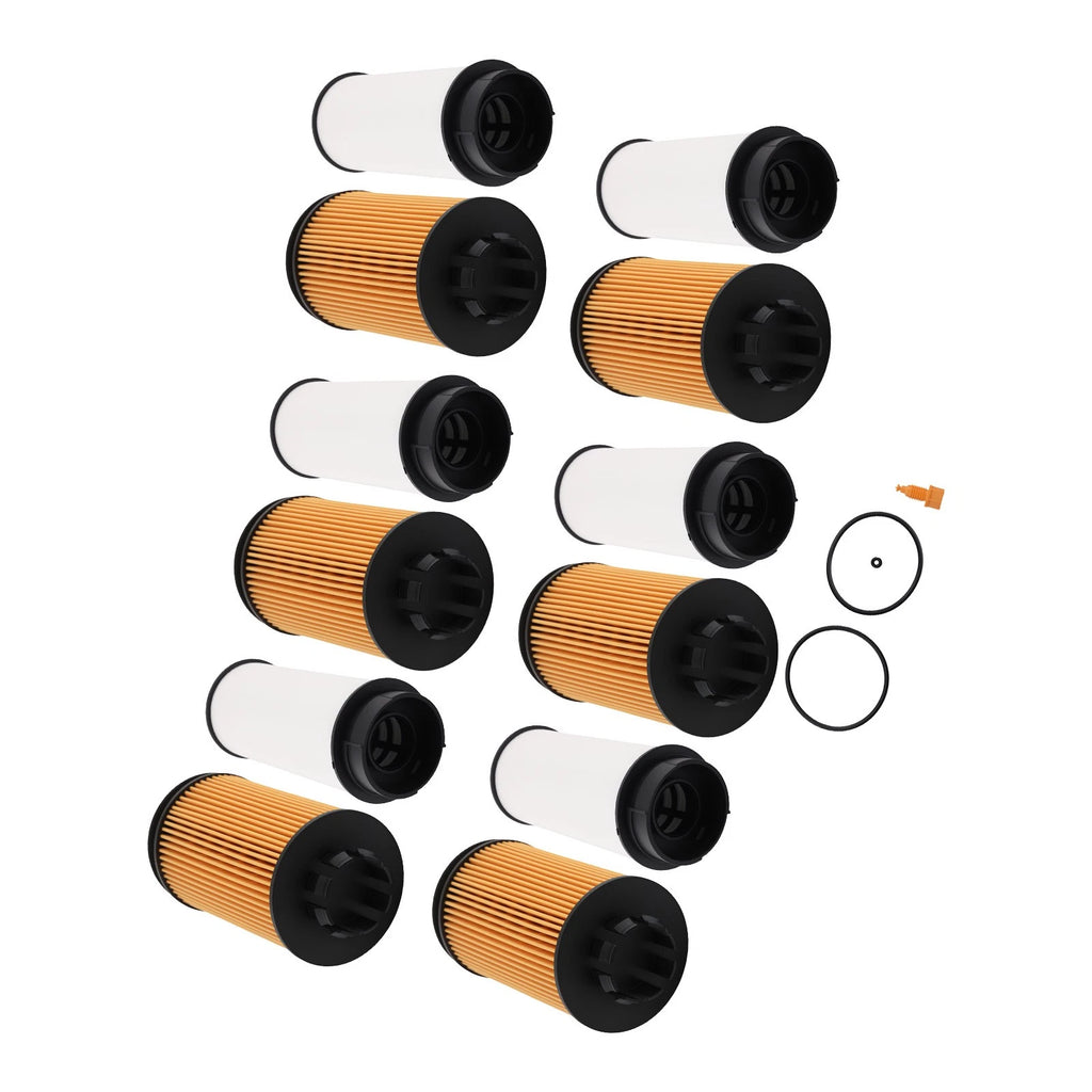 Oil Filter Fuel Filter Kit 6pc for Mitsubishi Fuso Canter (2012-2017)