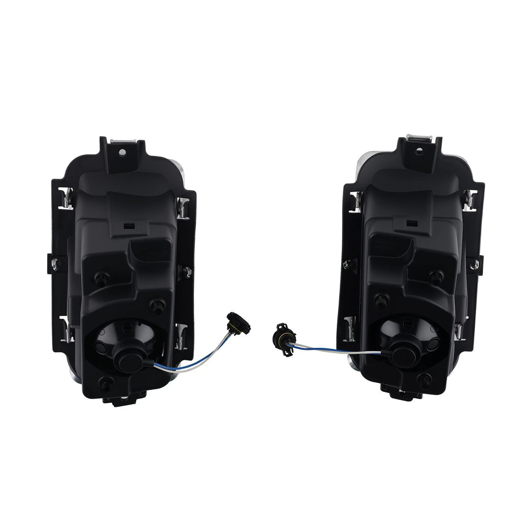 Chrome Fog Light Lamps with Bulb & Bezel for Chevrolet Silverado (2013–2015)