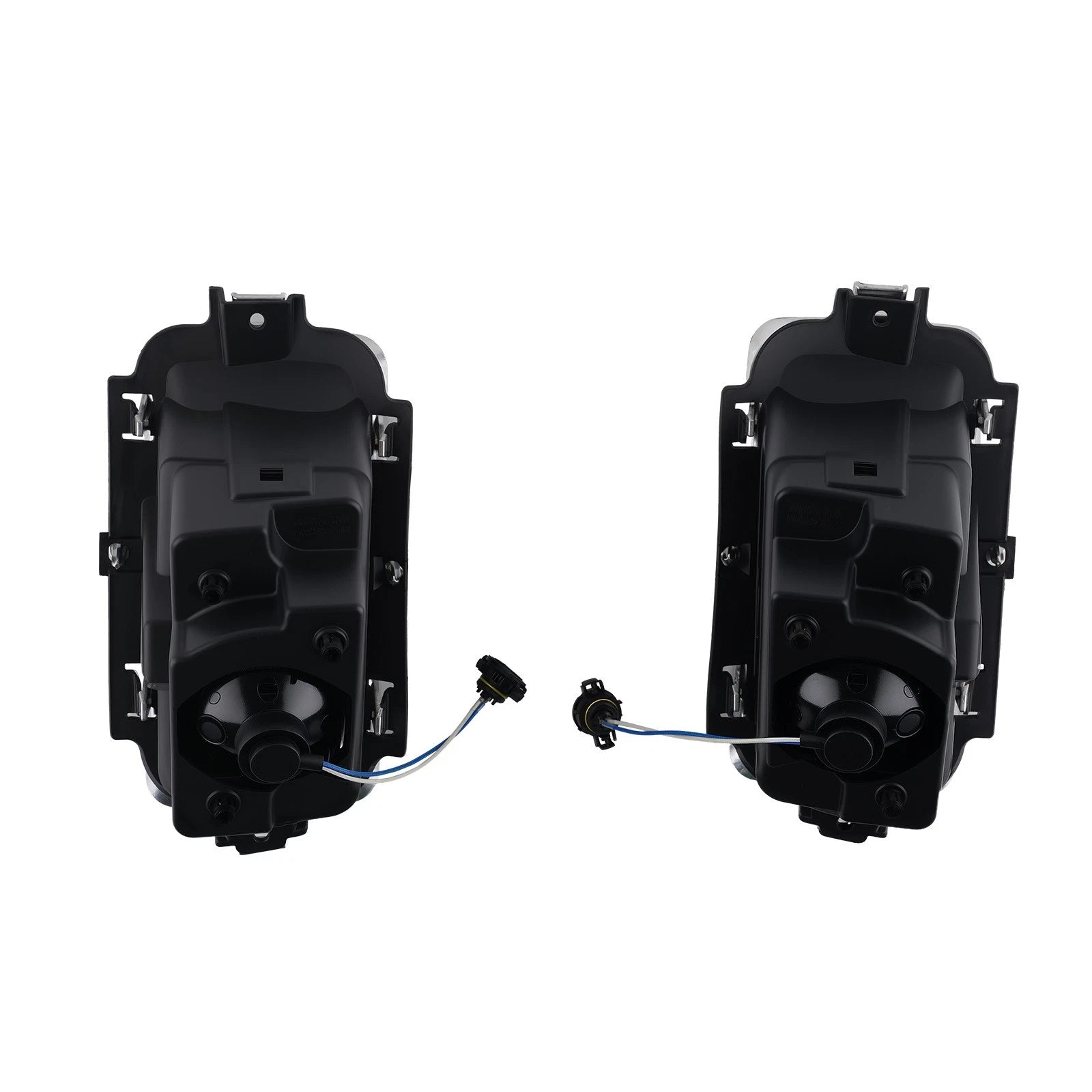 Chrome Fog Light Lamps with Bulb & Bezel for Chevrolet Silverado (2013–2015)