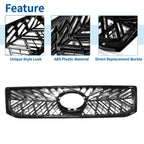 Front Upper Hood Bumper Grille for Toyota Land Cruiser Prado (2002–2009)