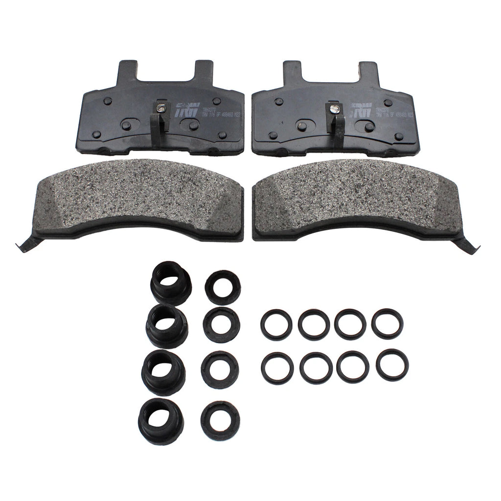 Set of 4 TRW Pro TRH0370 Low-Metallic Brake Pads for Chevrolet Dodge GMC