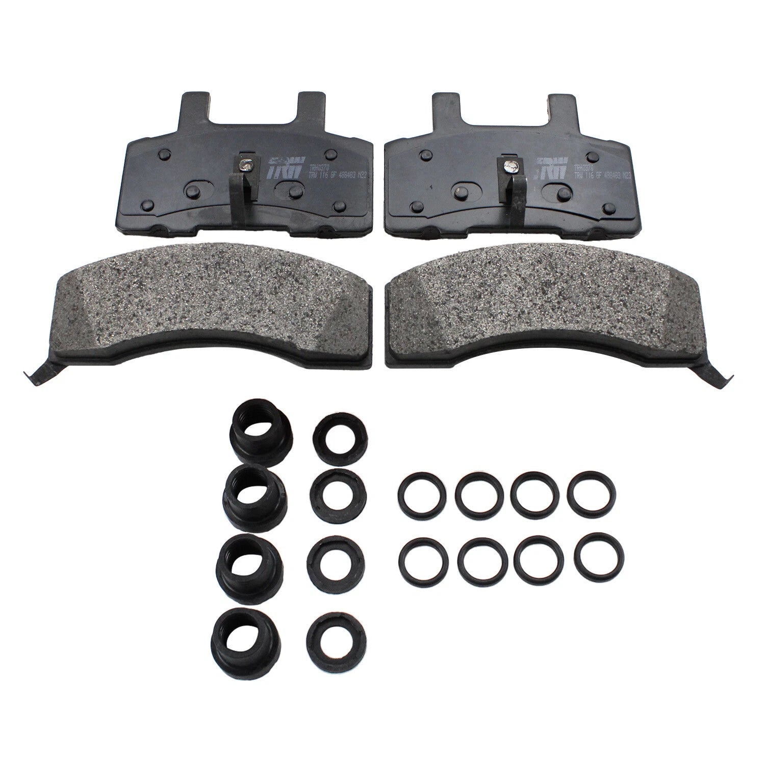 Set of 4 TRW Pro TRH0370 Low-Metallic Brake Pads for Chevrolet Dodge GMC