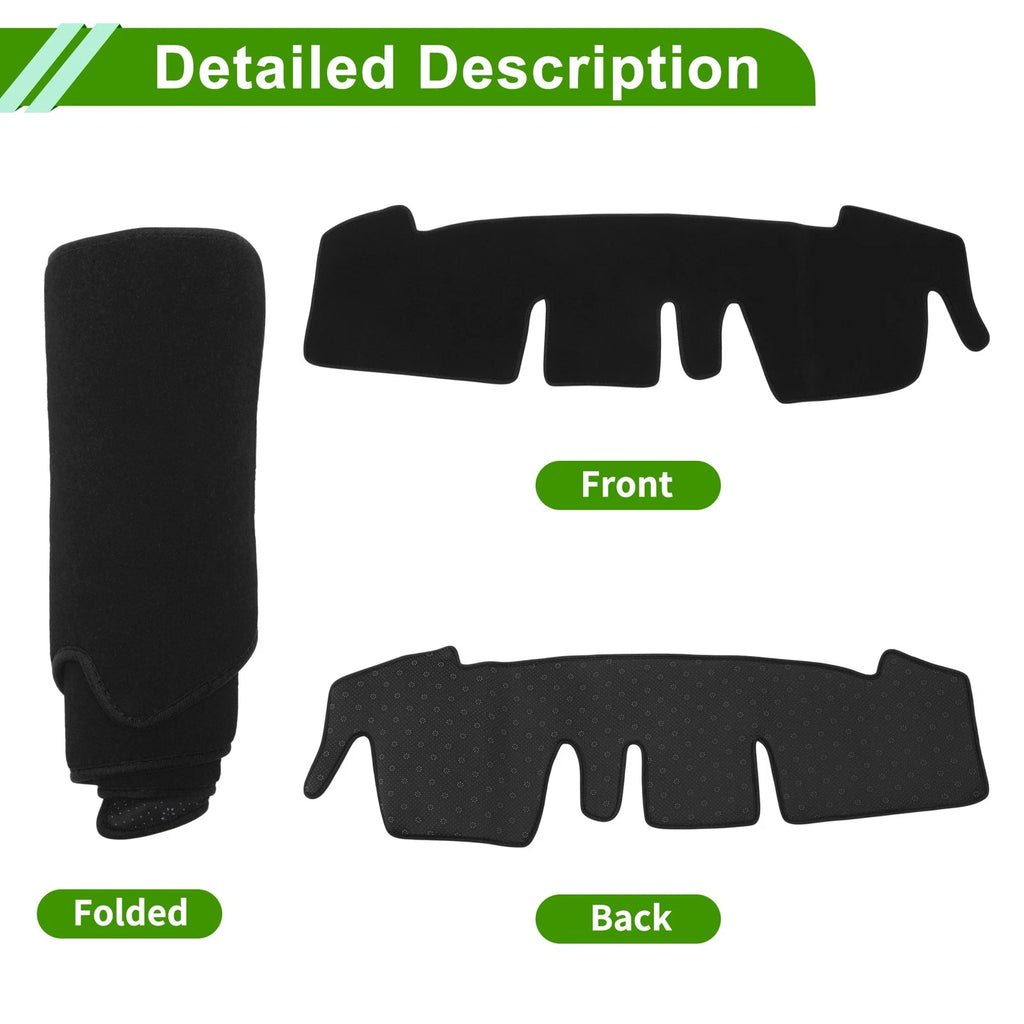 Dashboard Cover for Honda N-ONE JG3 JG4 (2020–2024) Black Anti-Slip