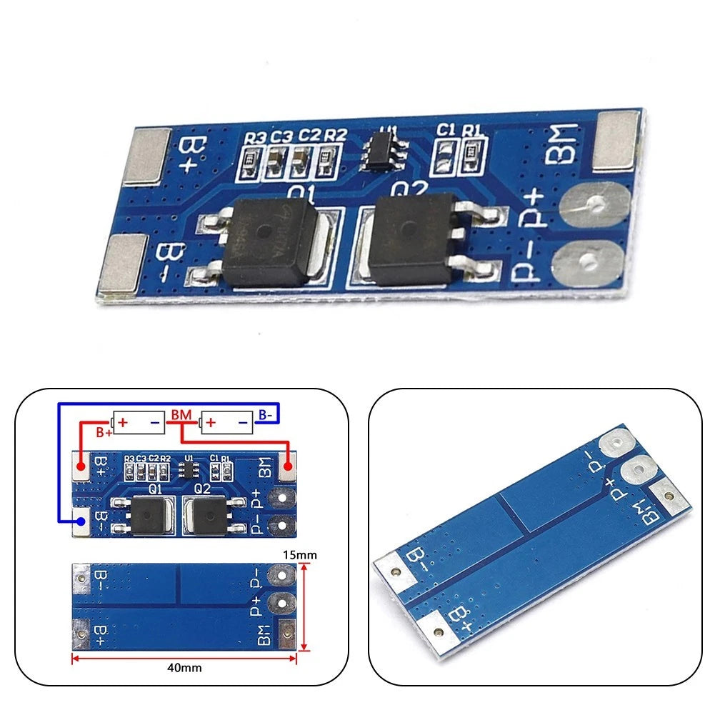 Charger Protection Board for Home Workshop (-40 to +80, 1 2S 8A)