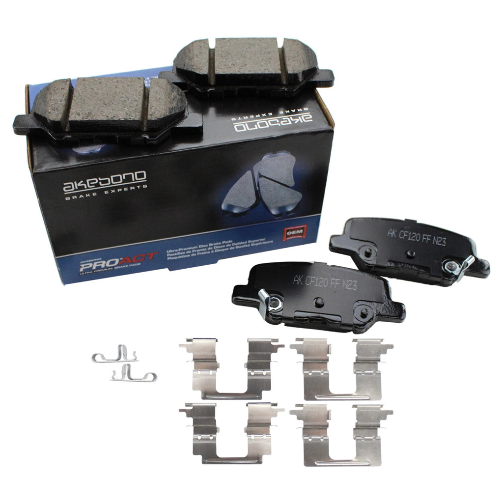 Akebono ProACT Ultra Premium Ceramic Rear Brake Pads for Mitsubishi Outlander Sport (2011–2021)