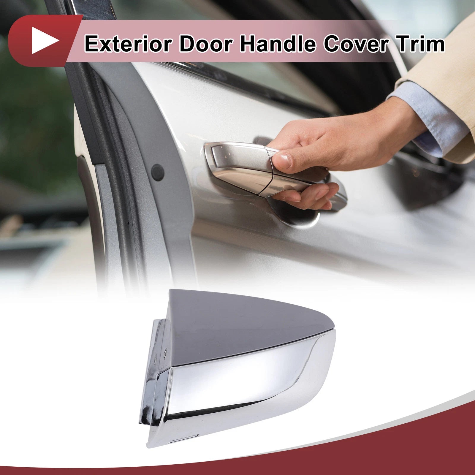 Exterior Door Handle Cover Trim No. 82652D4020 for Kia Optima (2016–2020) Grey