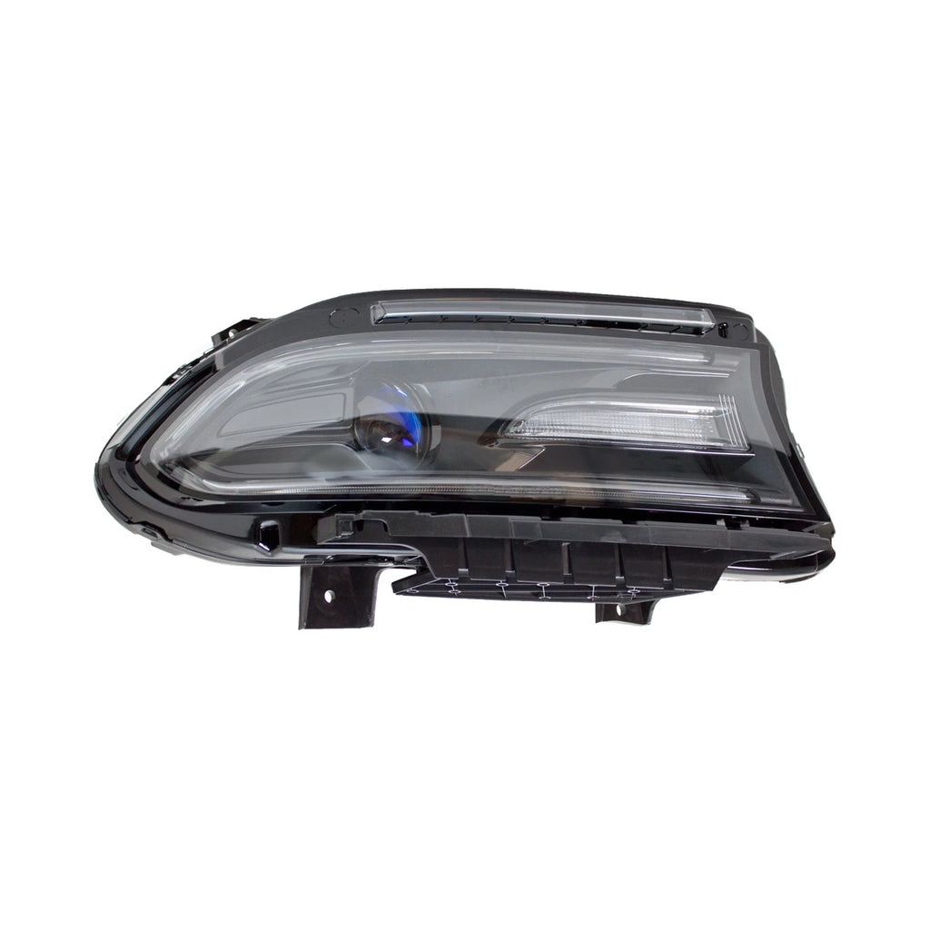 Replacement Passenger Halogen Headlight Assembly w/LED Daytime Running Light