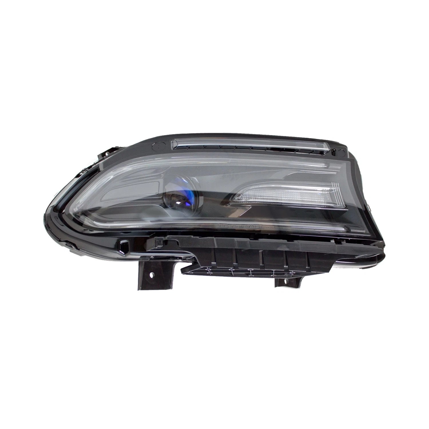 Replacement Passenger Halogen Headlight Assembly w/LED Daytime Running Light