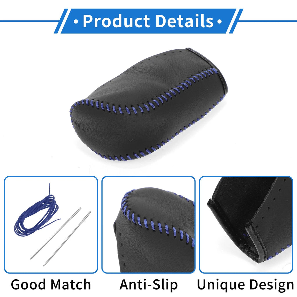 1 Pc Gear Shift Knob Cover for Hyundai Tucson (2010–2013) Black Blue