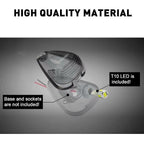 Set of 5 Cab Running Roof Marker Light Covers for Ford E-150 E-250 E-350 E-450