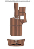 EVA Pads for Malibu 23 LSV (2005) Swim Platform Cockpit Boat Flooring Mat