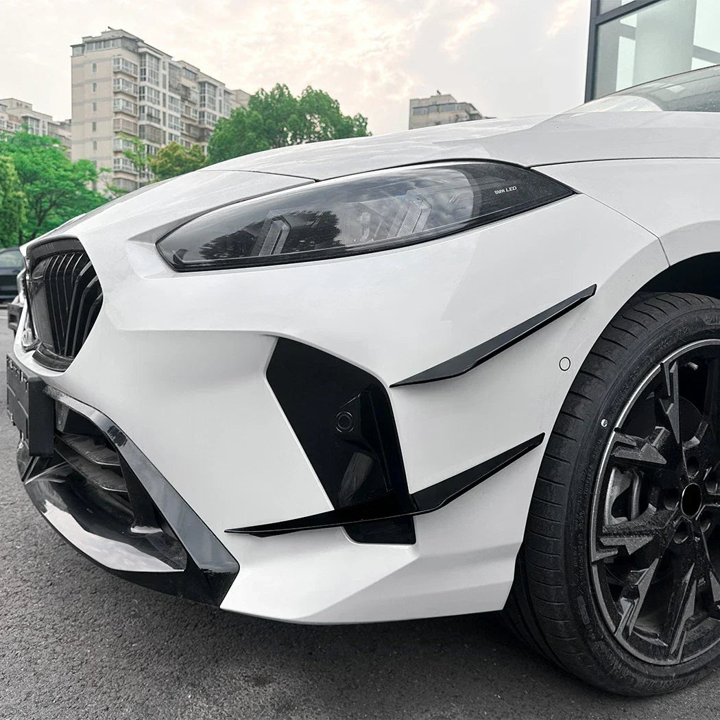 4PCS MP-Style Bumper Side Fin Canards Splitter for BMW 1/2-Series F70 F74