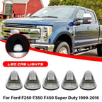 White LED Cab Roof Marker Lights for Ford F250 F350 Super Duty (1999–2016)